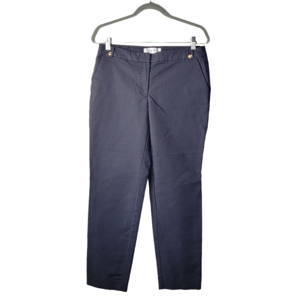 Jones Studio Black Straight Leg Trouser Pants